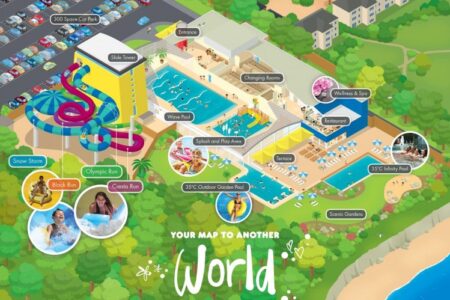 Alpamare UK Water Park Map
