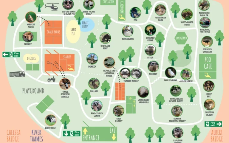 Battersea Park Children’s Zoo Map