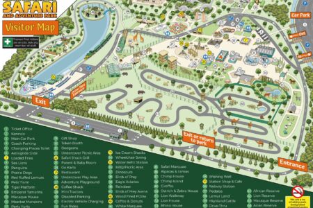 Blair Drummond Safari Park Map