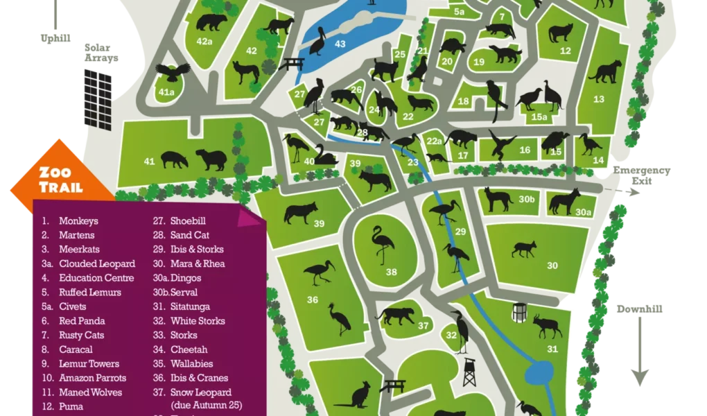 Exmoor Zoo map