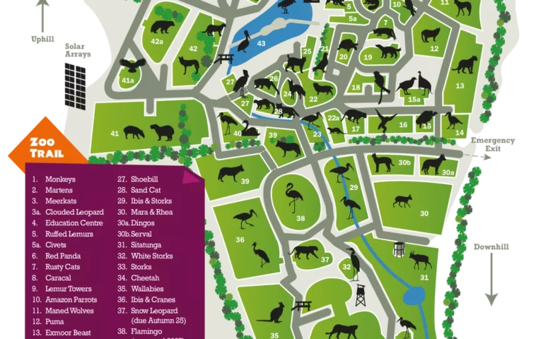 Exmoor Zoo map