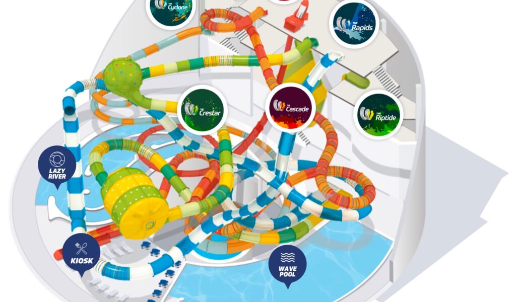 The Wave Waterpark Map