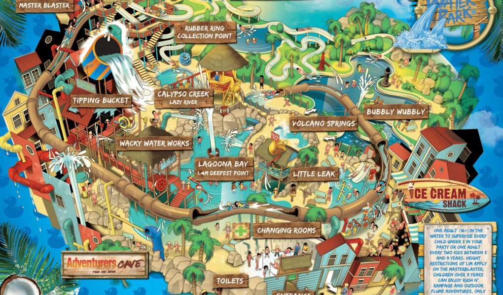 Alton Towers Water Park Map
