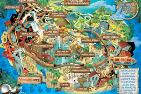 Alton Towers Water Park Map