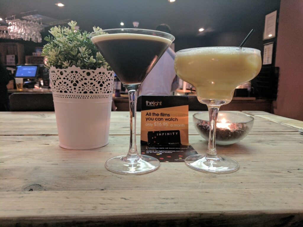 The Light Cinema Walsall drinks