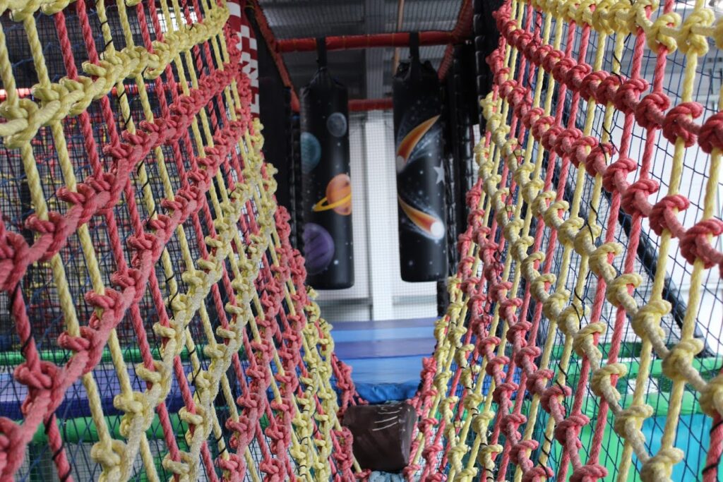 nets at Bermuda Adventure Soft Play World