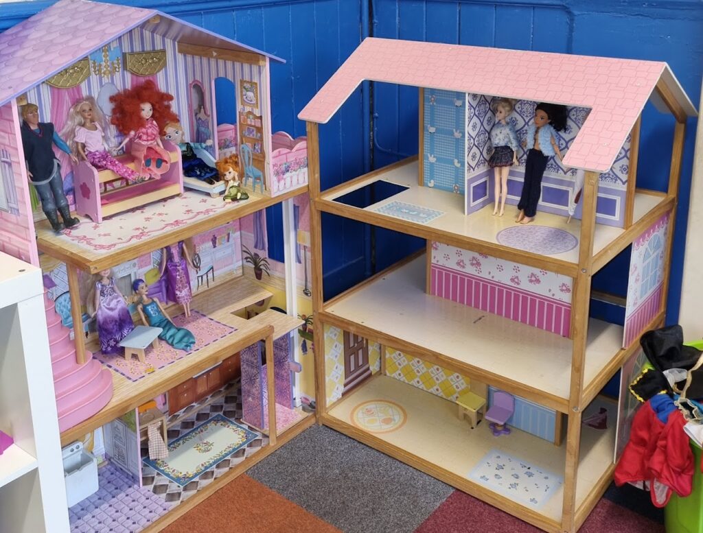 dolls at Noah's Ark Soft Play Centre