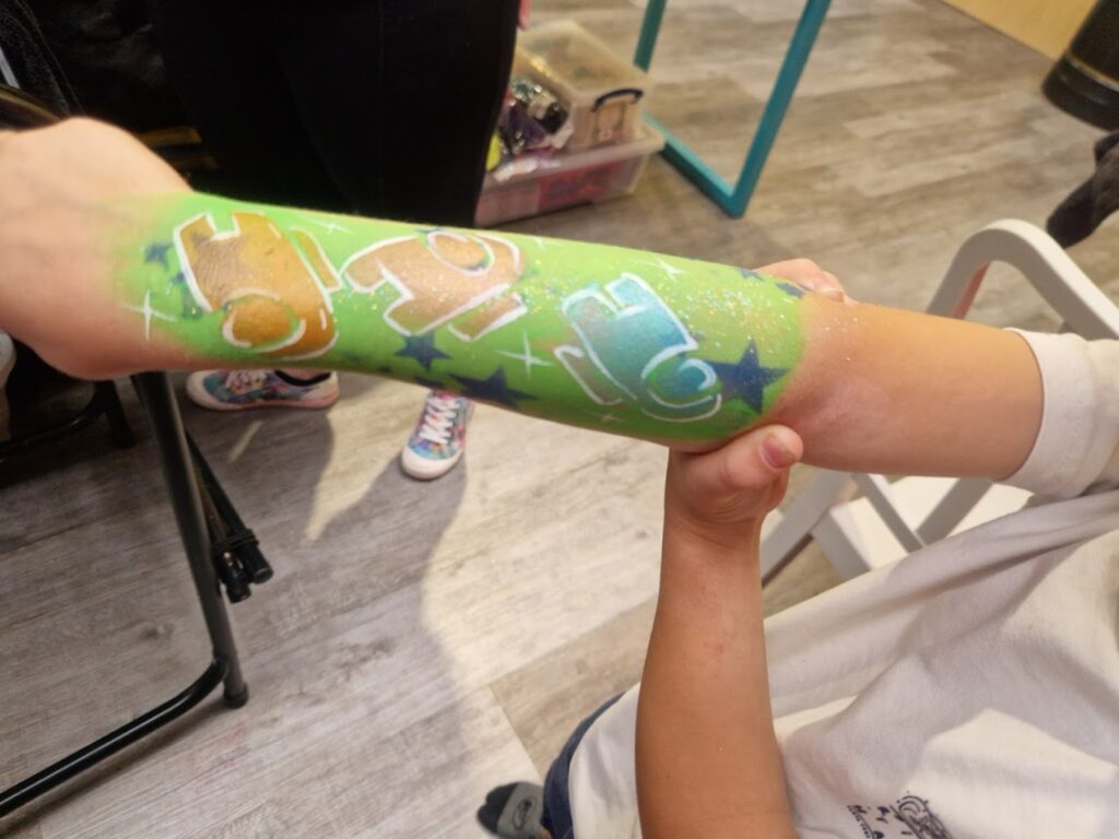 paint at Grass Hoppers Indoor And Outdoor Play