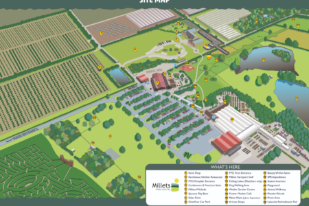 Map Of Millets Farm Centre