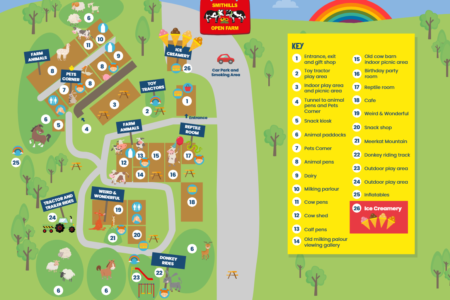 Smithills Open Farm Map