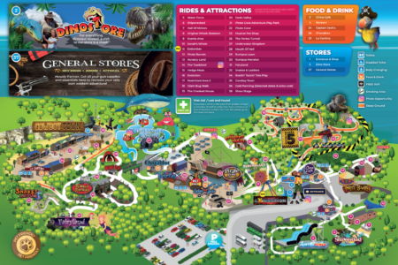Blackgang Chine Theme Park Map