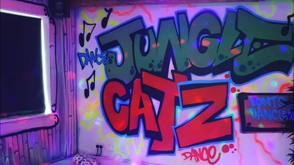 Junglecatz Soft Play writing