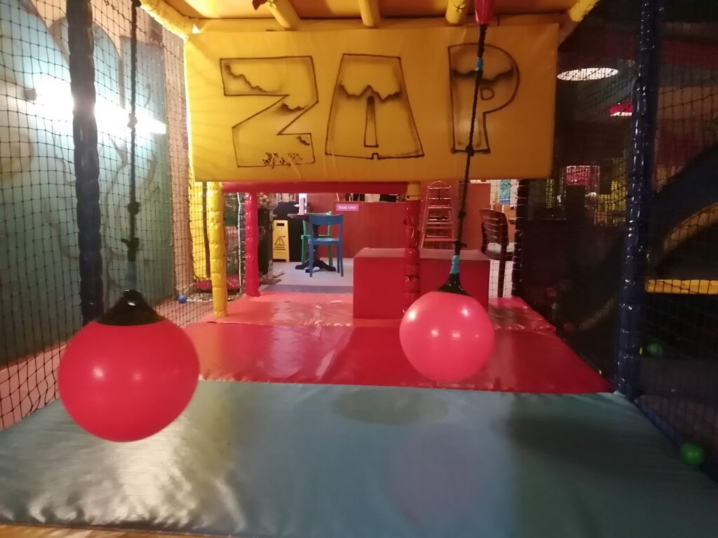 zap zone at Wacky Warehouse