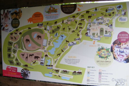 Banham Zoo Map