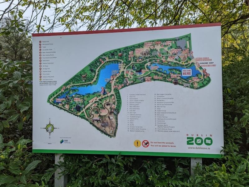 Dublin Zoo Map