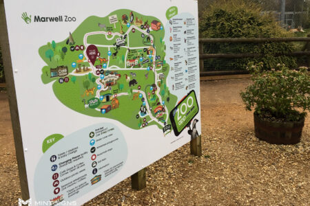 Marwell Zoo Map