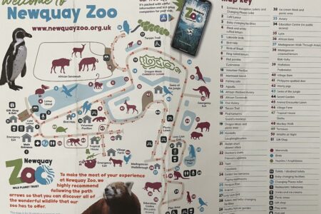 Newquay Zoo Map