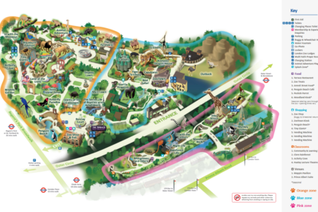 london zoo map
