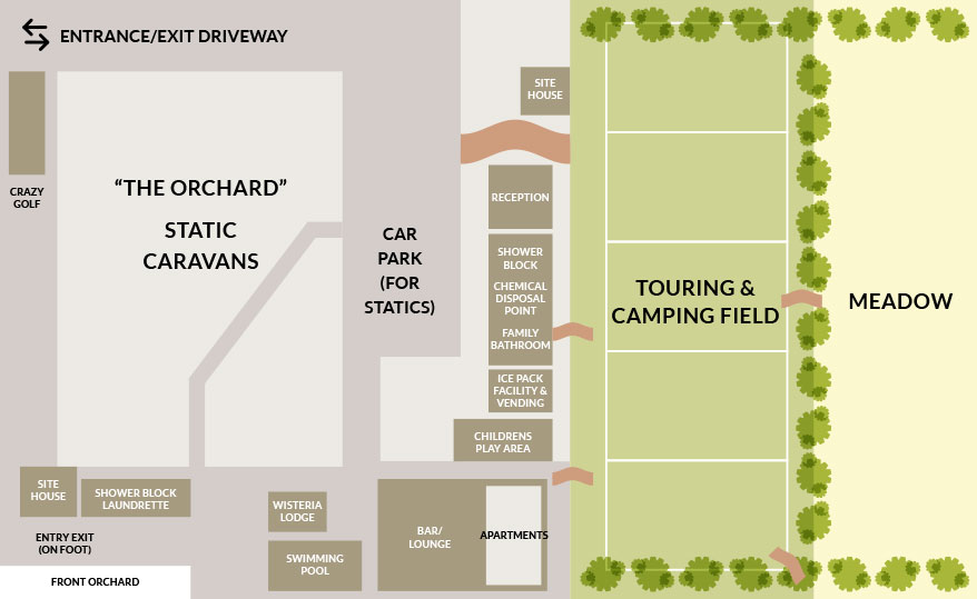 Appuldurcombe Gardens Holiday Park Map