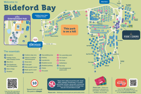 Bideford Bay Holiday Park Map