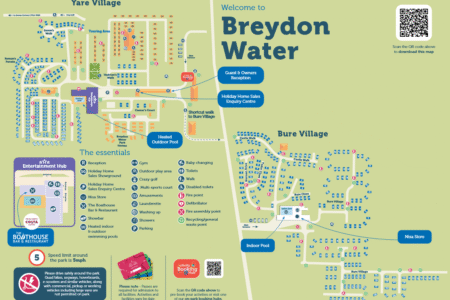 Breydon Water Holiday Park Map