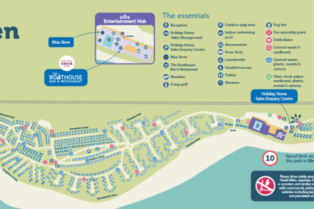 Carmarthen Bay Holiday Park Map