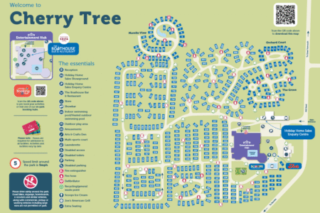 Cherry Tree Holiday Park Map
