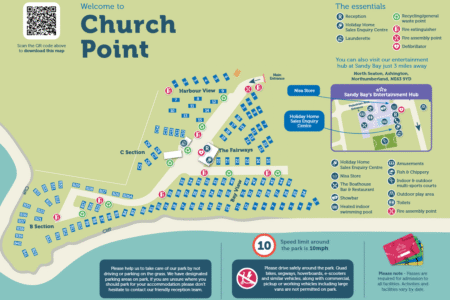 Church Point Holiday Park Map