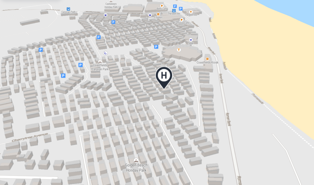 Coastfields Holiday Village Map