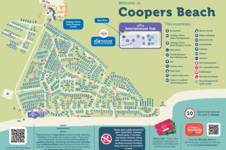 Coopers Beach Holiday Park Map