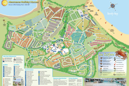 Devon Cliffs Holiday Park Map
