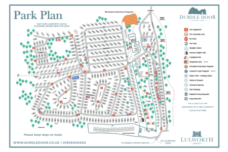 Durdle Door Holiday Park Map