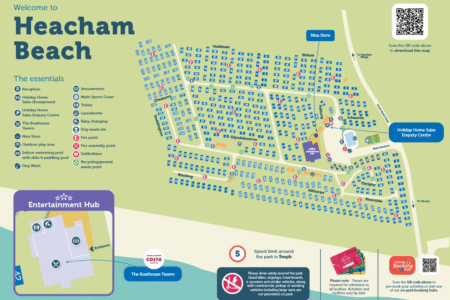 Heacham Beach Holiday Park Map