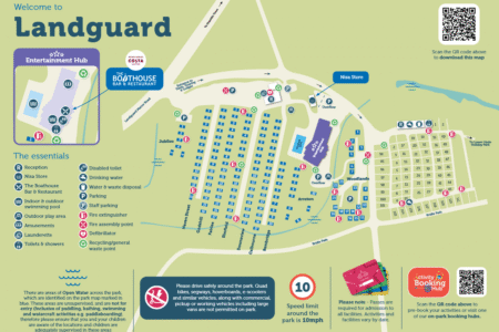 Landguard Holiday Park Map