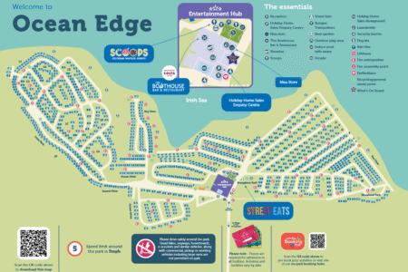 Ocean Edge Holiday Park Map