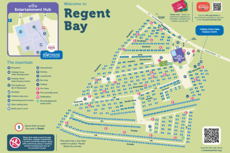 Regent Bay Holiday Park Map