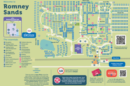 Romney Sands Holiday Park Map