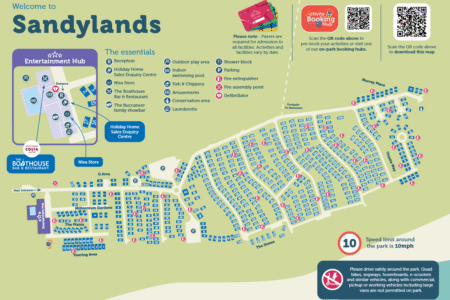 Sandylands Holiday Park Map