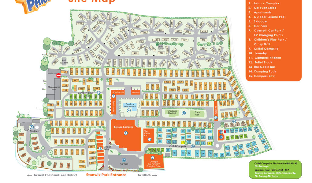 Stanwix Park Map