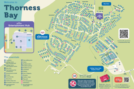 Thorness Bay Holiday Park Map