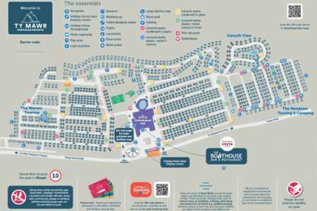 Ty Mawr Holiday Park Map