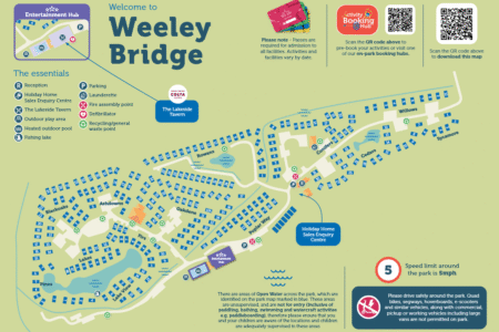 Weeley Bridge Holiday Park Map