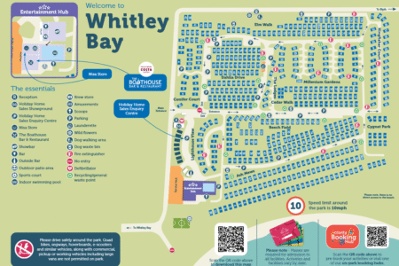 Whitley Bay Holiday Park Map