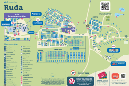 ruda holiday park map