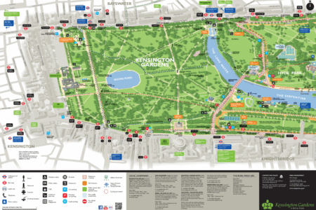 Kensington Gardens Map