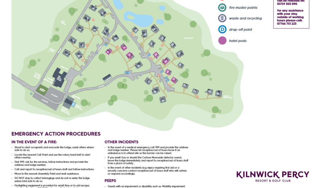 Kilnwick Percy Resort Map
