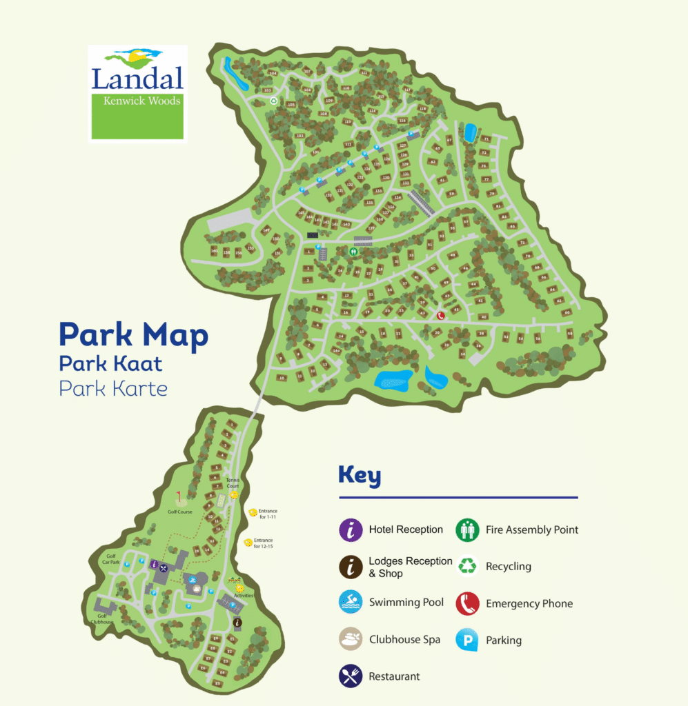 Landal Kenwick Woods Map Location