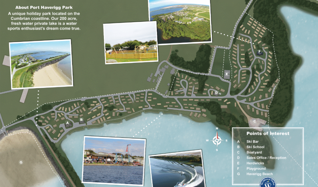 Port Haverigg Holiday Village Map