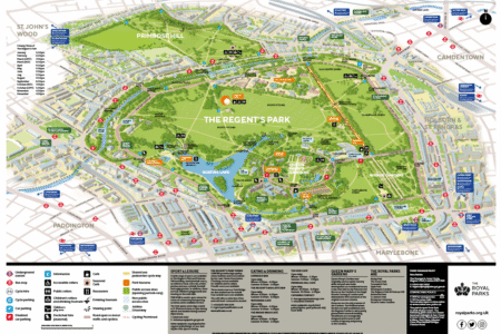 Regents Park Map