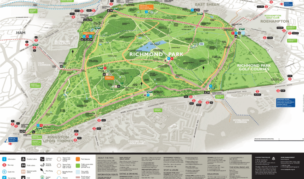 Richmond Park Map